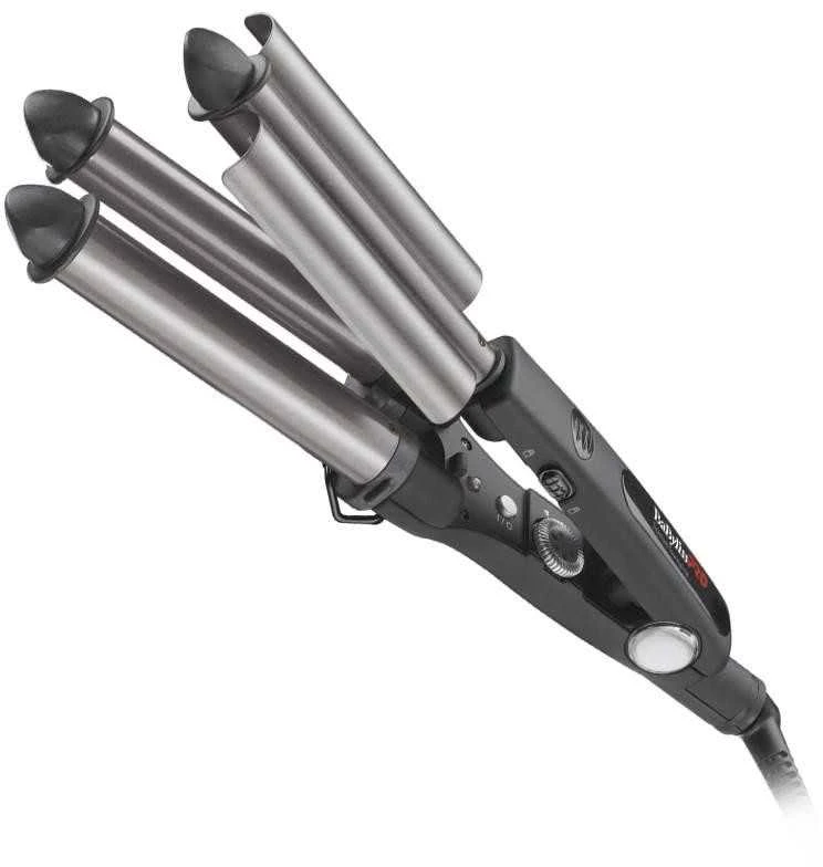 BaByliss Trigubos plaukų formavimo žnyplės BaByliss PRO Triple Waver BAB2269TTE su titano turmalino keramikos technologija