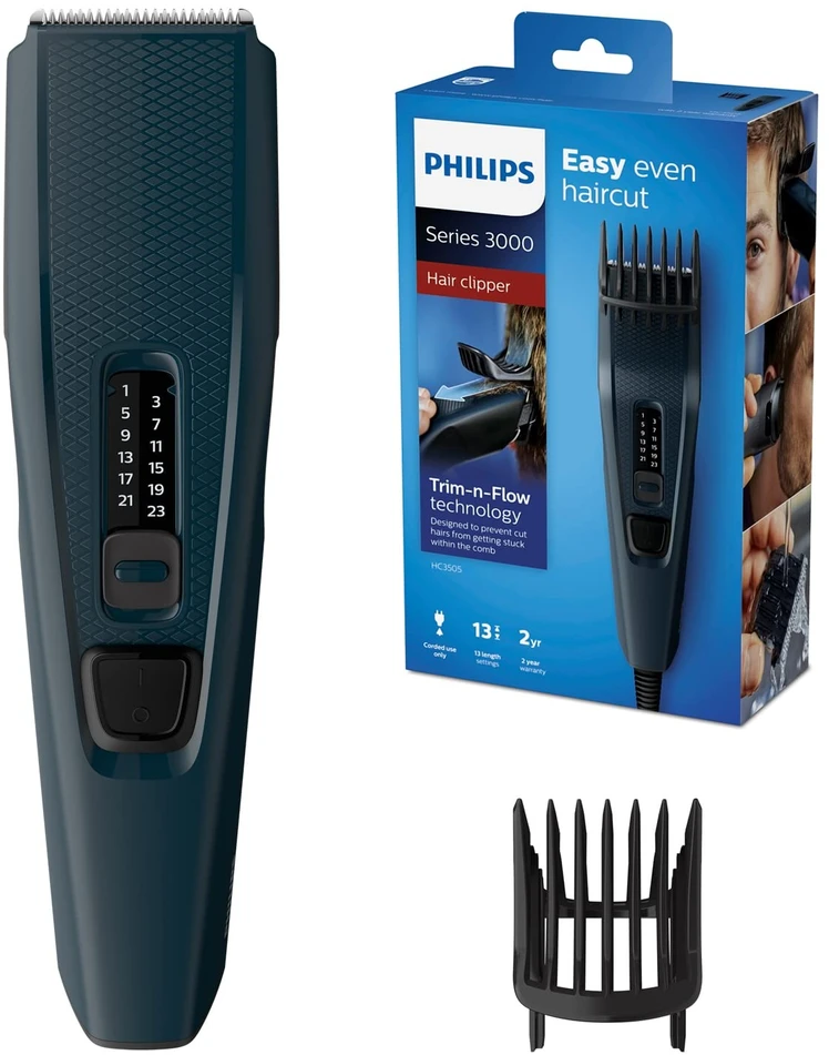 Plaukų kirpimo mašinėlė Philips Hairclipper series 3000 HC3505/15