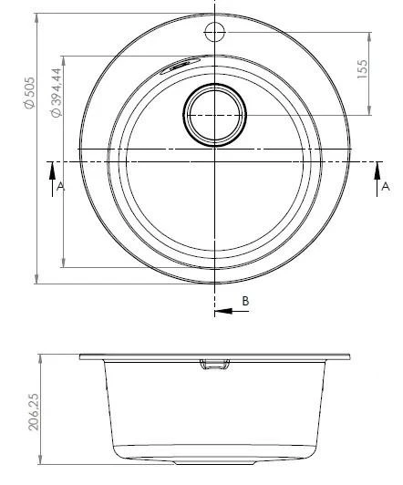 Plautuvė Alveus Victoria 3321091