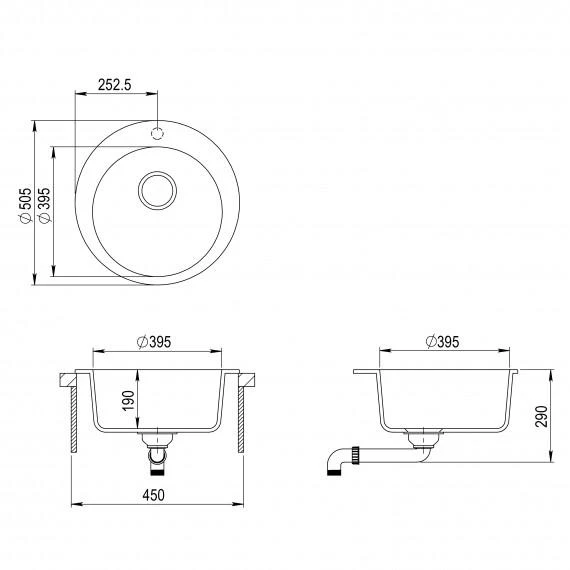 Plautuvė AquaSanita SR100-202W