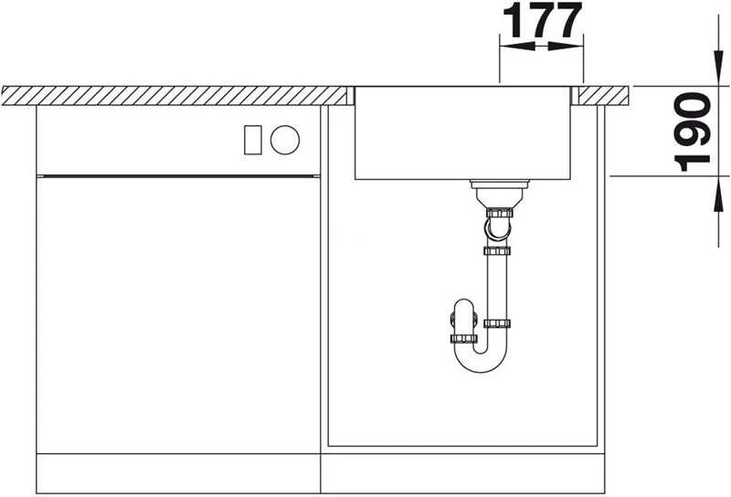 Plautuvė BLANCO ARTAGO 6-IF/A SteelFrame 521767
