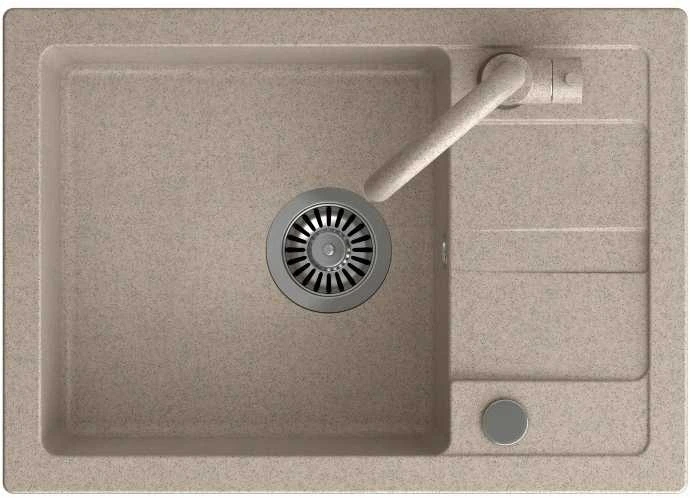 Plautuvė su maišytuvu Quadron GO SMART, TQ6244GSBEZ, smėlio