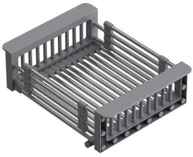 Plautuvės krepšelis Quadron B3821_GR, pilkas