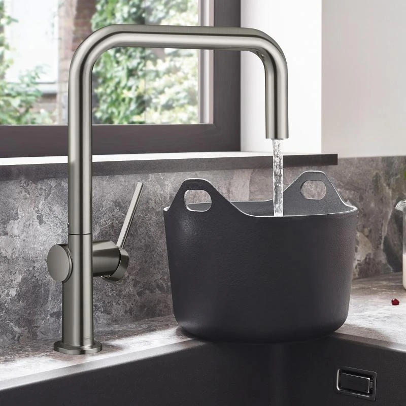Plautuvės maišytuvas Hansgrohe Talis M54, U 220, 1jet, 72806800, nerūd. plieno