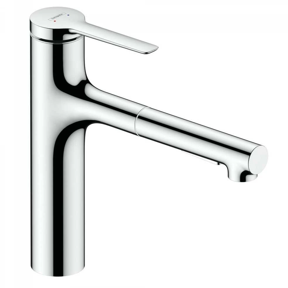 Plautuvės maišytuvas su ištraukiama žarna Hansgrohe Zesis M33, 74801000, chromo