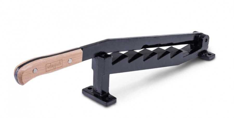 Pliauskų skėlimo peilis, Scheppach