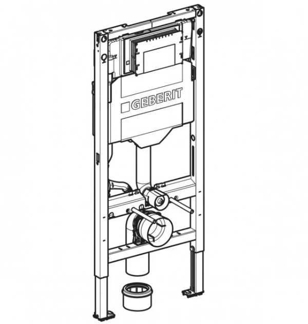 Geberit Duofix rėmas pakabinamam WC puodui, 112 cm, su Sigma potinkiniu bakeliu 12 cm