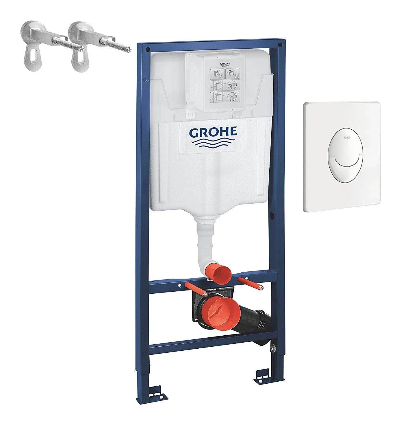 Grohe Komplektas - WC rėmas + Skate Air baltas + tvirtinimai (3 in1)