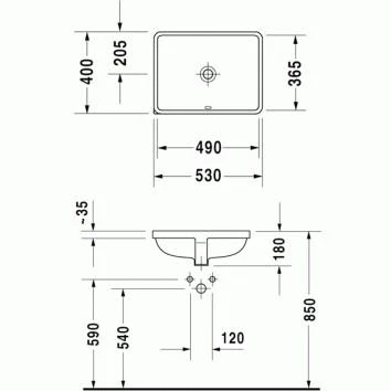 Praustuvas DURAVIT Starck 3, 030549