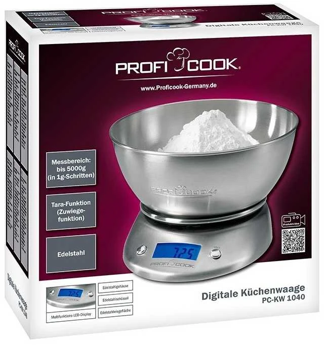 Virtuvinės svarstyklės ProfiCook PC-KW 1040