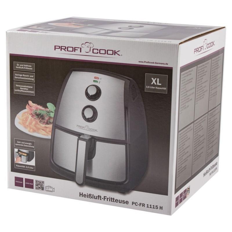 Profi Cook Clatronic FR-1115H gruzdintuvė (1500 W, juoda)