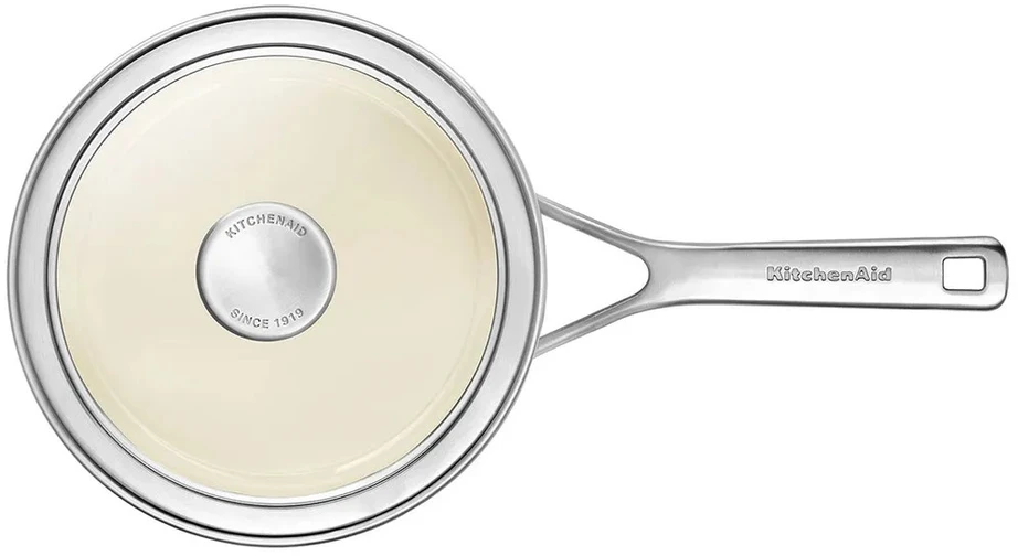 Kitchenaid 2 l emaliuotas puodas su dangčiu juodas