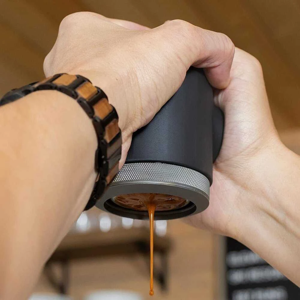 Nešiojamas espresso kavos aparatas Wacaco Picopresso, Pilkas