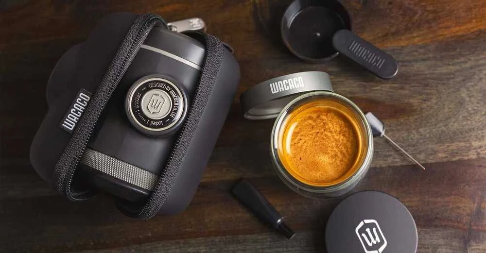 Nešiojamas espresso kavos aparatas Wacaco Picopresso, Pilkas