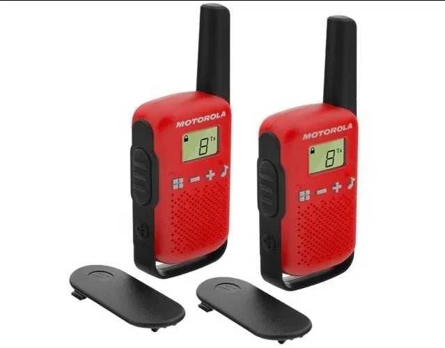Radijo stotelės - racijos MOTOROLA Talkabout T42 Raudona 2 vnt.