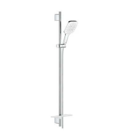 Rankinio dušo komplektas GROHE RAINSHOWER SMARTACTIVE 130 CUBE, 26587LS0, moon baltas