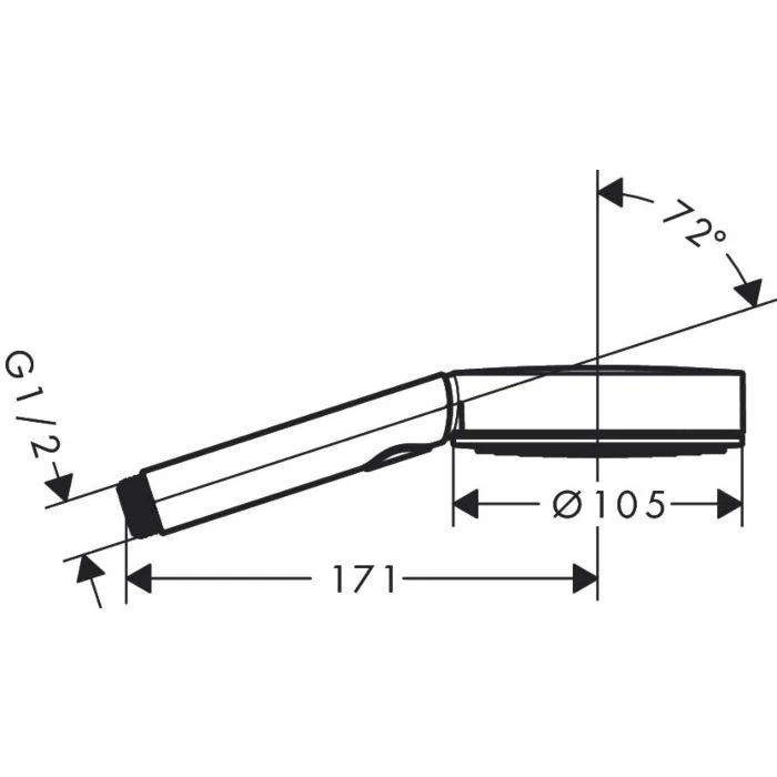 Rankinis dušas Hansgrohe Pulsify Select 24110000