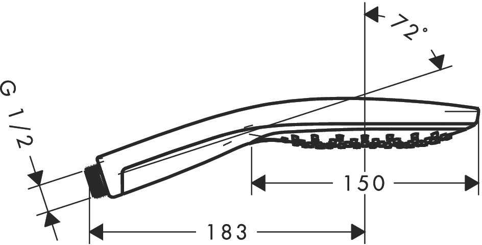 Rankinis dušas Hansgrohe Raindance Select S 28588000