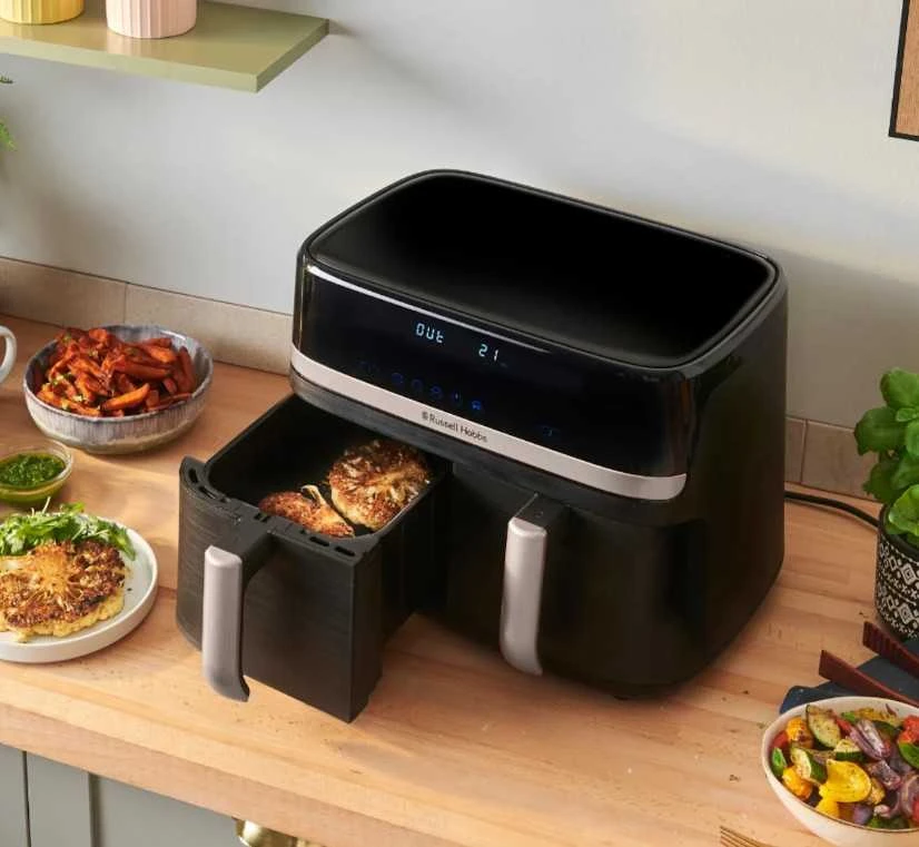 Russell Hobs Karšto oro gruzdintuvė Russell Hobbs Satisfry Air 9L Dual Basket, 27680-56