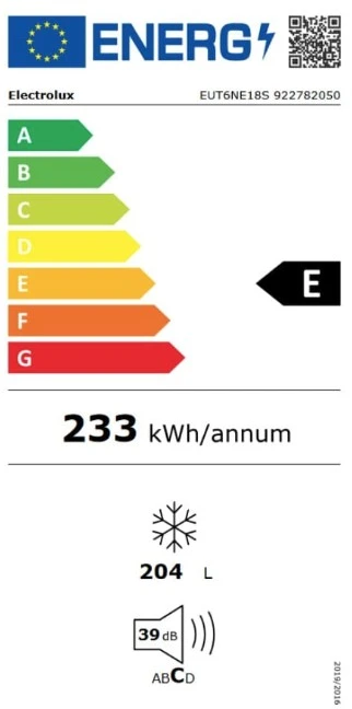 Šaldiklis Electrolux EUT6NE18S