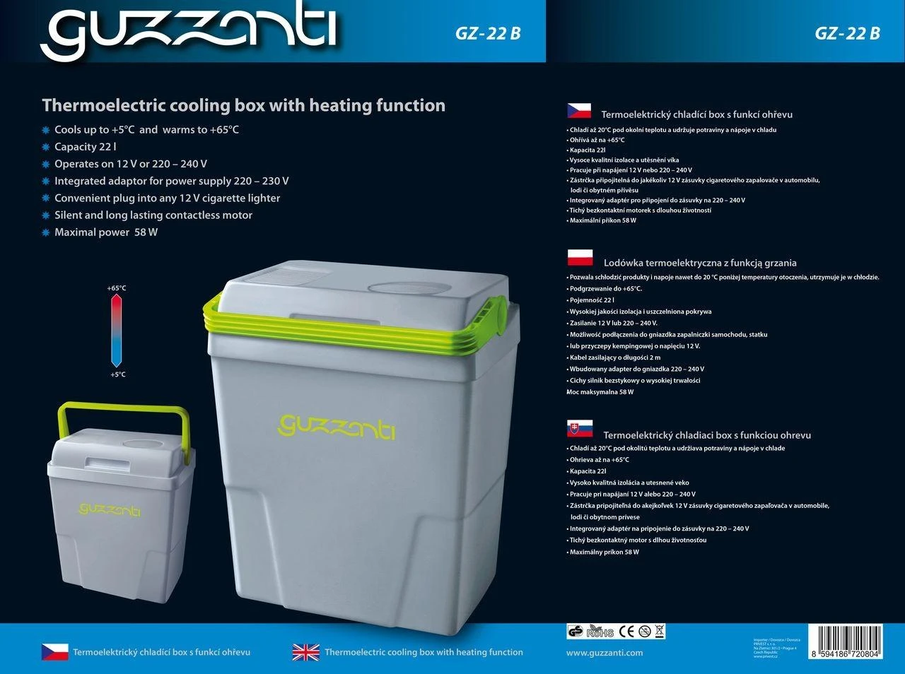Šaldymo dėžė Guzzanti GZ 22B