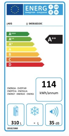 Šaldytuvas Aeg SKE81821DC