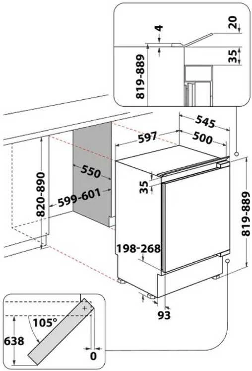 Šaldytuvas BEKO BU1154HCN (Nemokamas pristatymas)