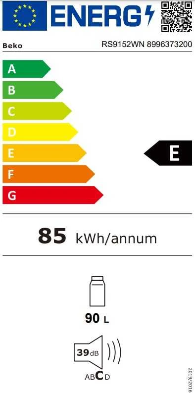 Šaldytuvas Beko RS9152WN