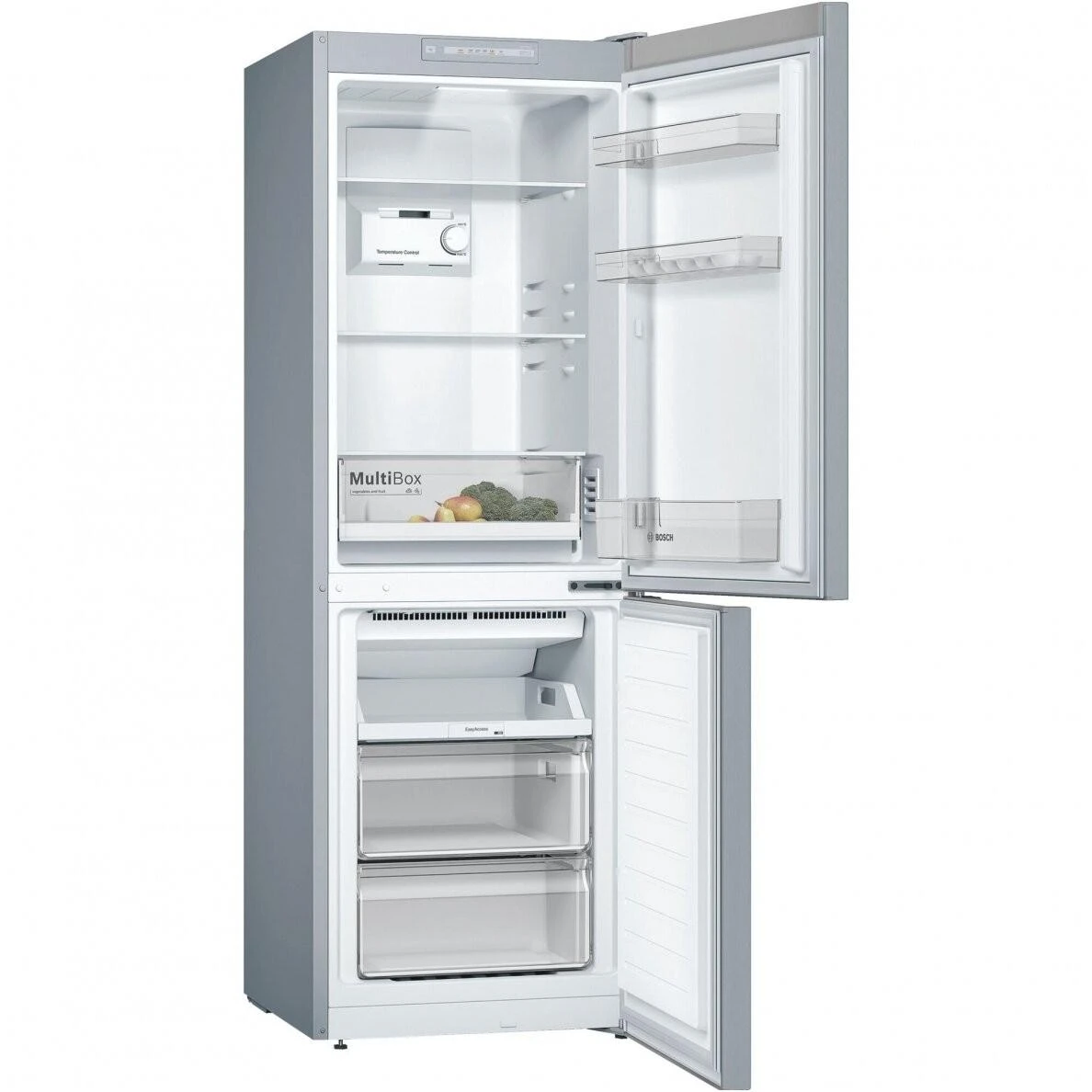 Šaldytuvas-šaldiklis Bosch KGN33NLEB, 176cm. NoFrost