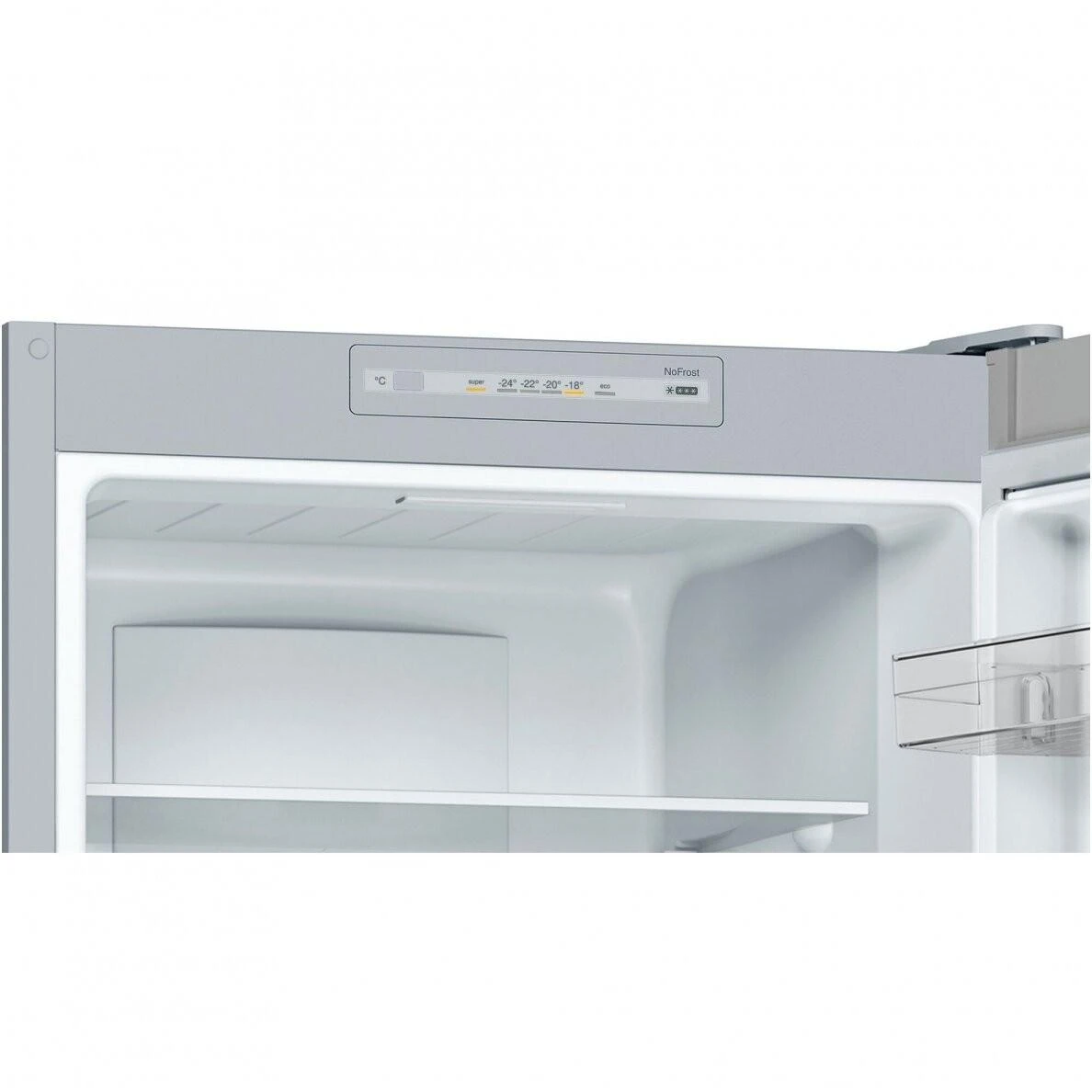 Šaldytuvas-šaldiklis Bosch KGN33NLEB, 176cm. NoFrost