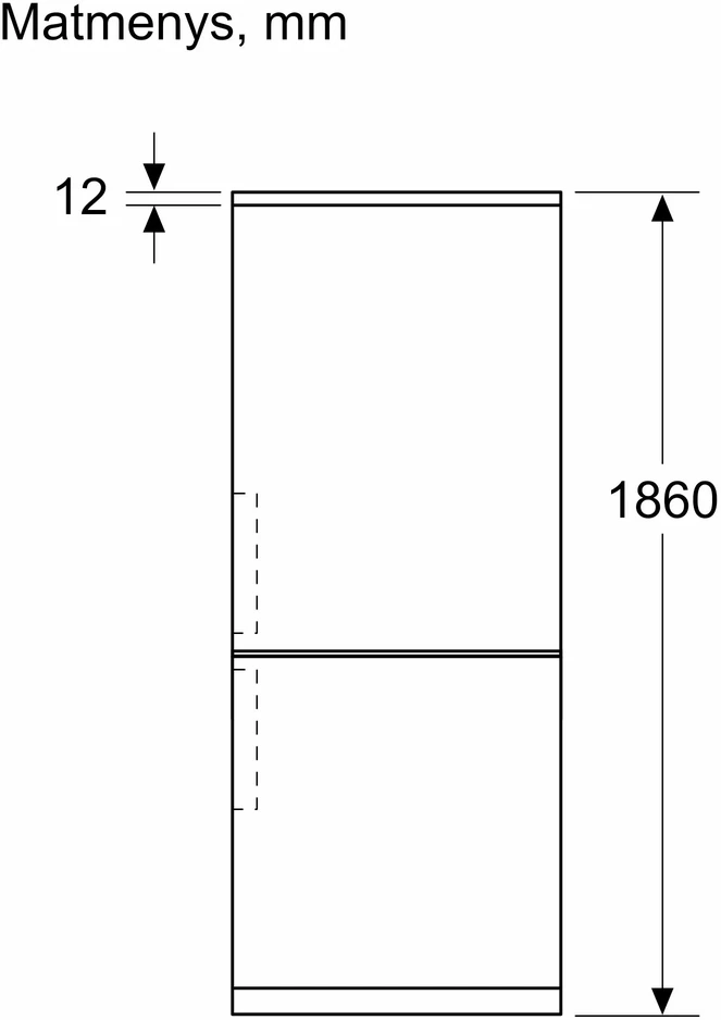 Šaldytuvas Bosch, NF 186cm KGN36VXCT