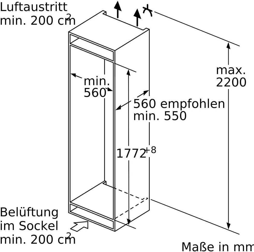 Šaldytuvas Bosch KIF82PFE0