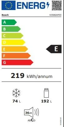 Šaldytuvas BOSCH KIS86AFE0