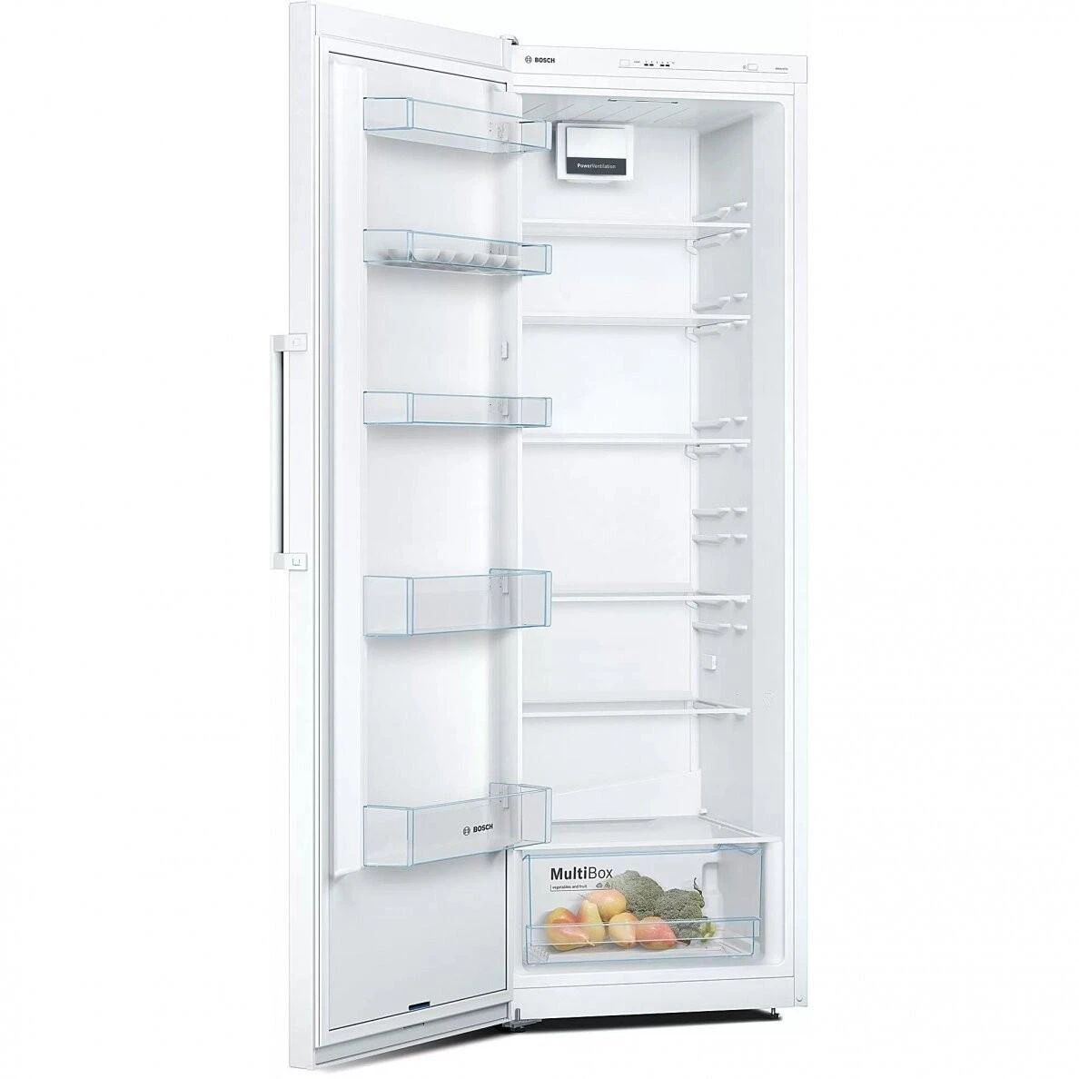 Šaldytuvas Bosch KSV33NWEP 2 serija, Baltos spalvos