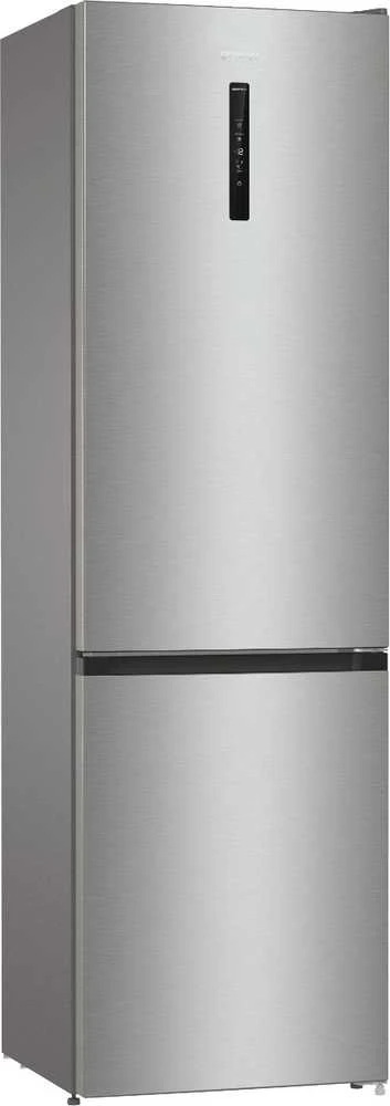 Gorenje | Šaldytuvas | NRK6202AXL4 | Energy efficiency class E | Free standing | Combi | Height 200 cm | No Frost system | Šaldytuvas net capacity 235 L | Šaldiklis net capacity 96 L | Ekranas | 38 dB | Nerūdijantis plienas