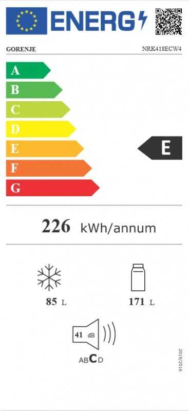 Šaldytuvas Gorenje NRK418ECW4