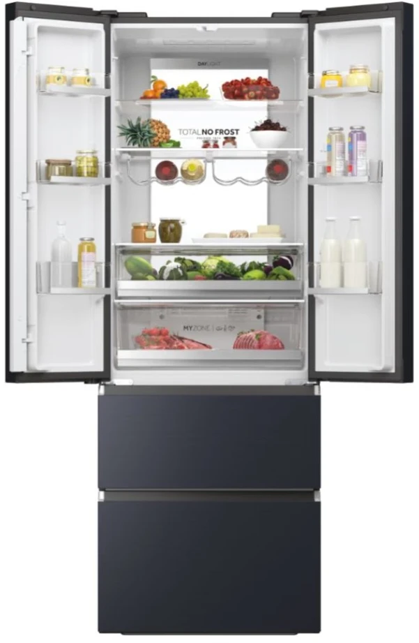 Haier Side by side Šaldytuvas HFW7720ENMB (477L; juodas)