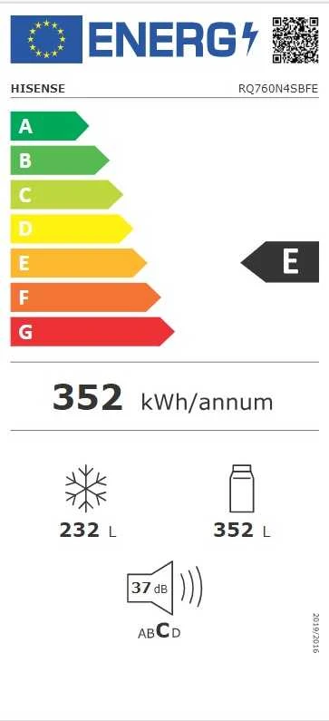 Šaldytuvas Hisense RQ760N4SBFE