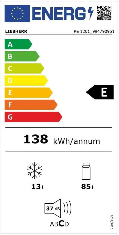 Šaldytuvas Liebherr Re 1201 Pure