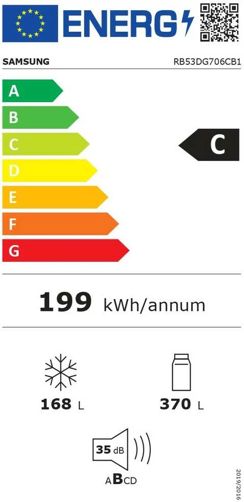 Šaldytuvas Samsung RB53DG706CB1EO