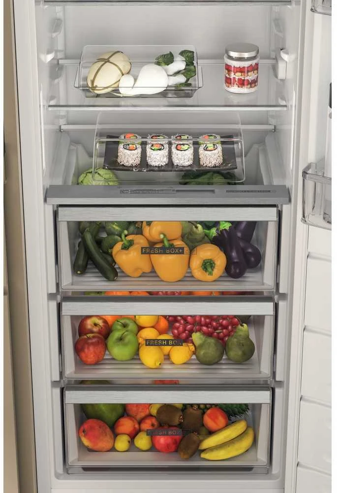 Whirlpool Šaldytuvas | WHSD18A013D1 | Energy efficiency class E | Built-in | Larder | Height 177 cm | Šaldytuvas net capacity 306 L | Ekranas | 30 dB | Nerūdijantis plienas