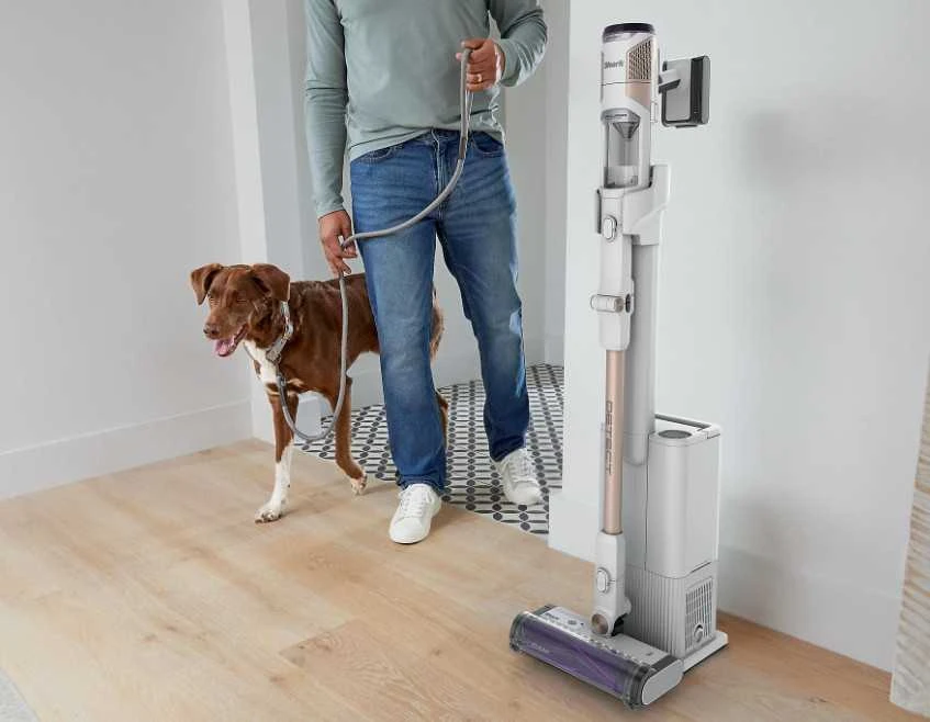 Shark Detect Clean & Empty, baltas - Belaidis dulkių siurblys IW3612EU