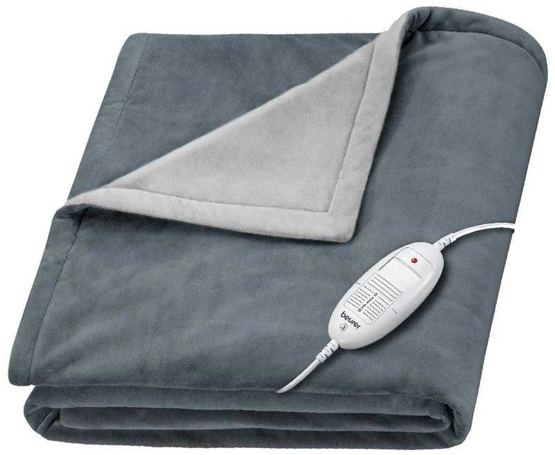 Šildanti antklodė Beurer HD75 Cosy Dark Pilkas