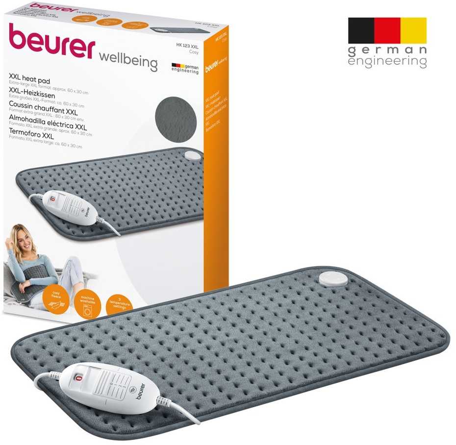 Šildanti pagalvėlė Beurer HK 123 XXL Cosy Pilkas