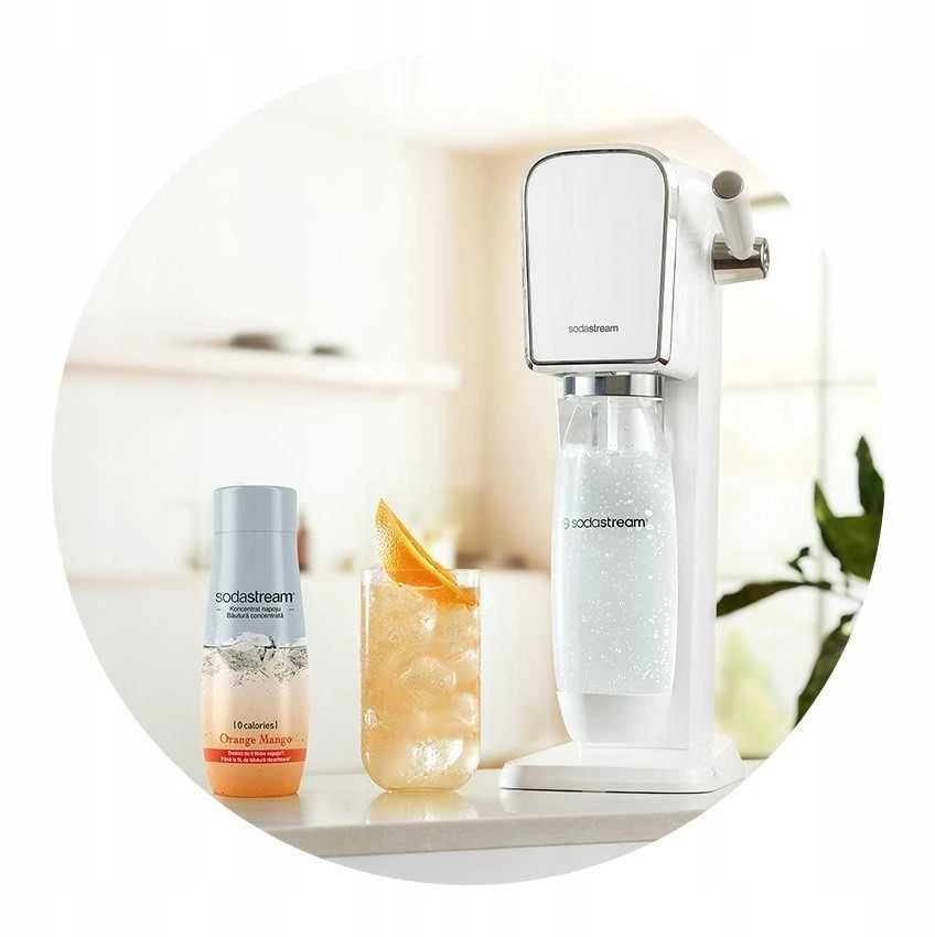 Apelsinų ir mangų skonio SodaStream Zero Orange Mango sirupas, 440ml