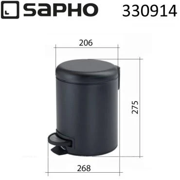 Gedy Šiukšliadežė Sapho Potty 330914