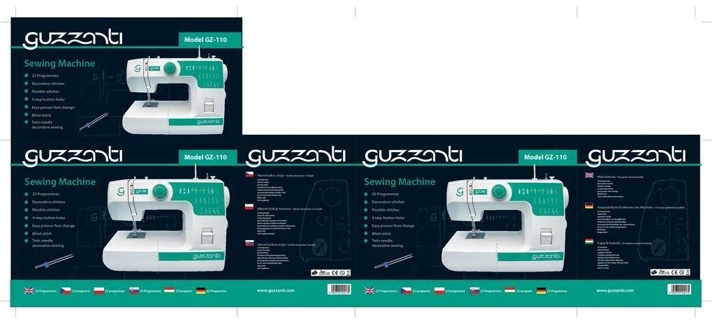 Siuvimo mašina Guzzanti GZ-110A