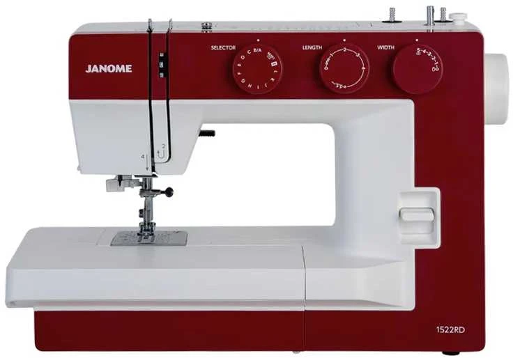 Siuvimo mašina JANOME 1522 RD, raudona
