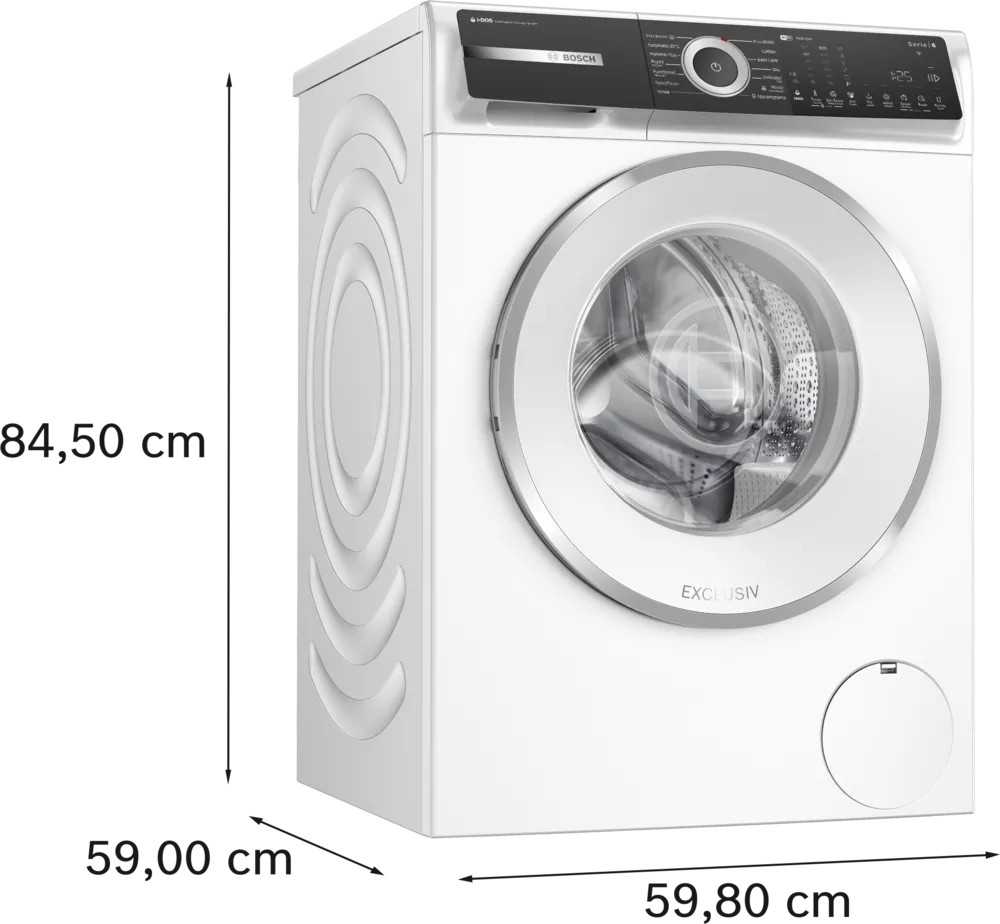 Skalbimo mašina Bosch WGH256AWSN, 10 kg