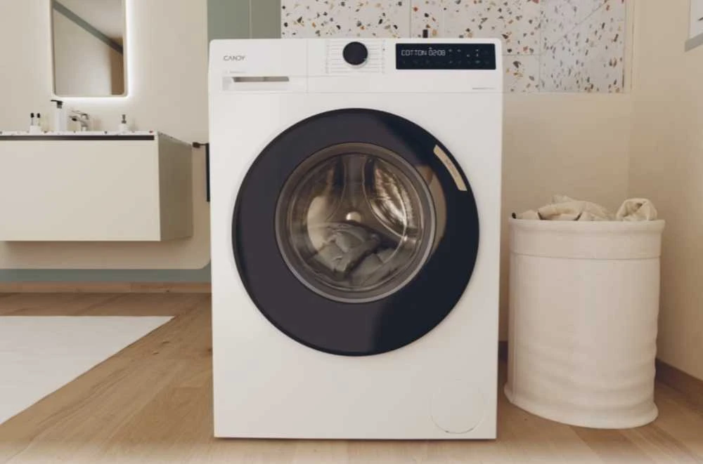 Laisvai pastatoma skalbimo mašina Candy ProWash 500 BR 48B6-S, baltos spalvos